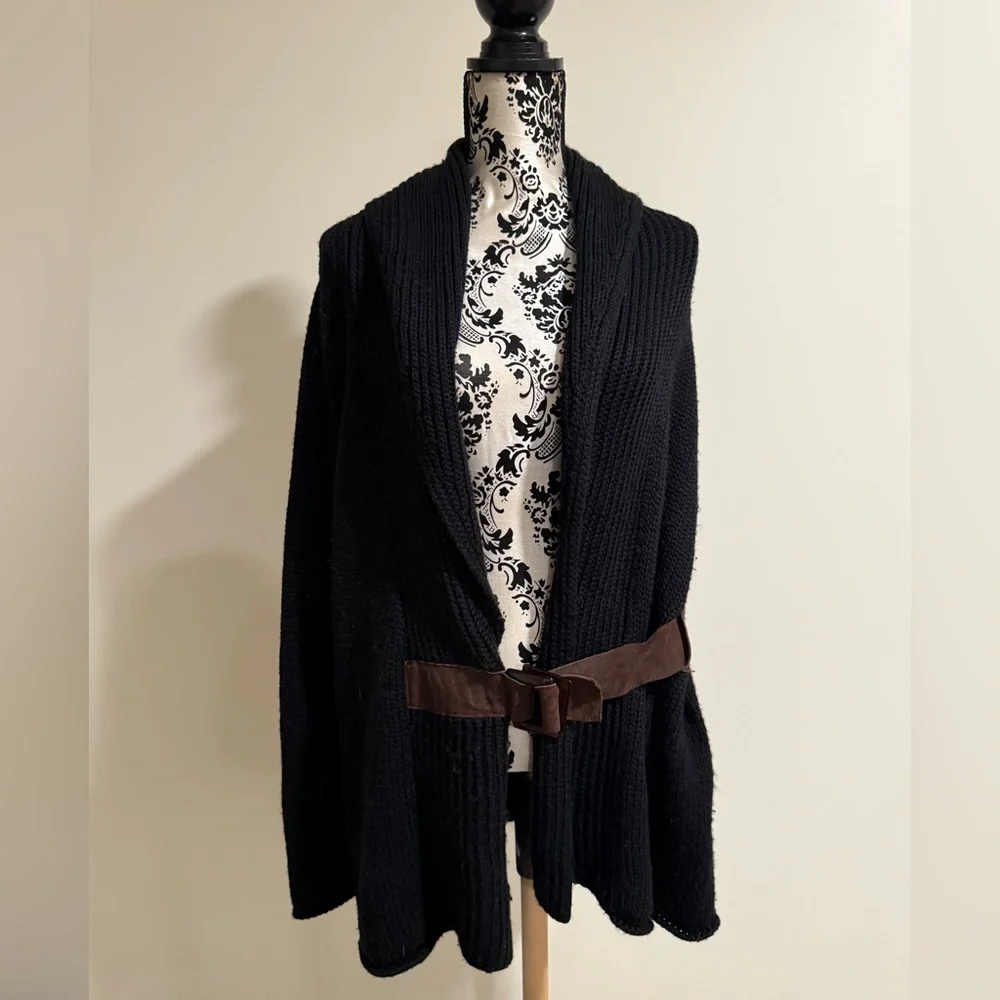Soft Surrondings Belted Cardigan Sweater - Picture 2 of 7